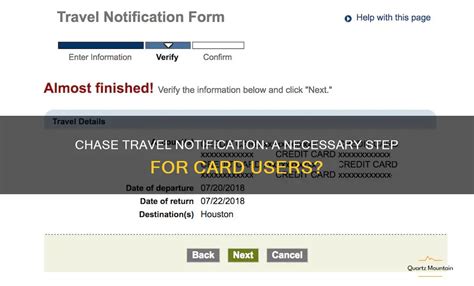 chase travel notice|chase travel notifications no longer required.